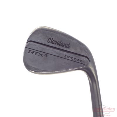 Cleveland RTX 6 ZipCore Black Satin Wedge Pitching Wedge PW 48° 10 Deg Bounce Mid Dynamic Gold Spinner TI Steel Wedge Flex Right Handed 36.75in