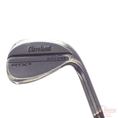 Cleveland RTX 6 ZipCore Black Satin Wedge Lob LW 58° 10 Deg Bounce Mid FST KBS Tour C-Taper 130 Steel X-Stiff Right Handed 35.25in