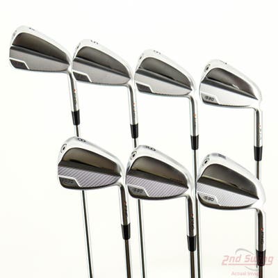 Ping i530 Iron Set 4-PW Nippon NS Pro Modus 3 Tour 105 Steel Stiff Right Handed Orange Dot +1/2"