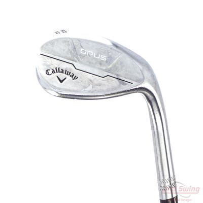 Callaway Opus Brushed Chrome Wedge Lob LW 60° 8 Deg Bounce C Grind Dynamic Gold Tour Issue 115 Steel Wedge Flex Right Handed 36.5in