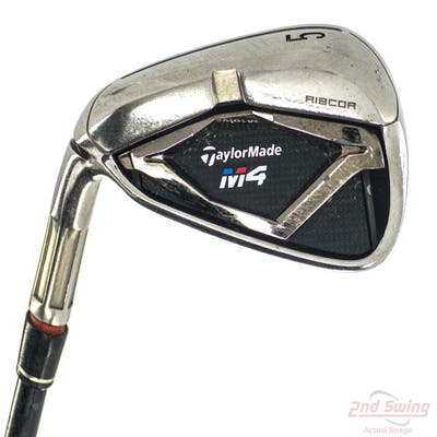 TaylorMade M4 Single Iron 5 Iron Fujikura ATMOS 6 Red Graphite Regular Left Handed 39.0in