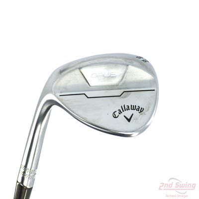 Mint Callaway Opus Brushed Chrome Wedge Lob LW 58° 10 Deg Bounce S Grind Dynamic Gold Mid 115 Wedge Steel Wedge Flex Left Handed 35.0in