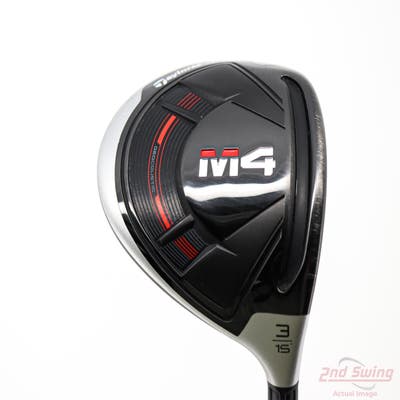 TaylorMade M4 Fairway Wood 3 Wood 3W 15° Fujikura ATMOS 5 Red Graphite Senior Right Handed 43.0in