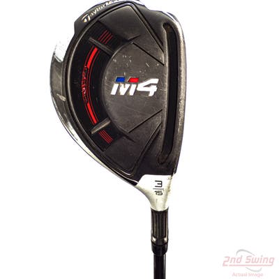 TaylorMade M4 Fairway Wood 3 Wood 3W 15° Fujikura ATMOS 6 Graphite Stiff Right Handed 43.5in