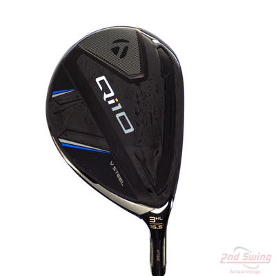 Mint TaylorMade Qi10 Fairway Wood 3 Wood HL 16.5° Fujikura Ventus Blue TR 6 Graphite Regular Right Handed 43.25in