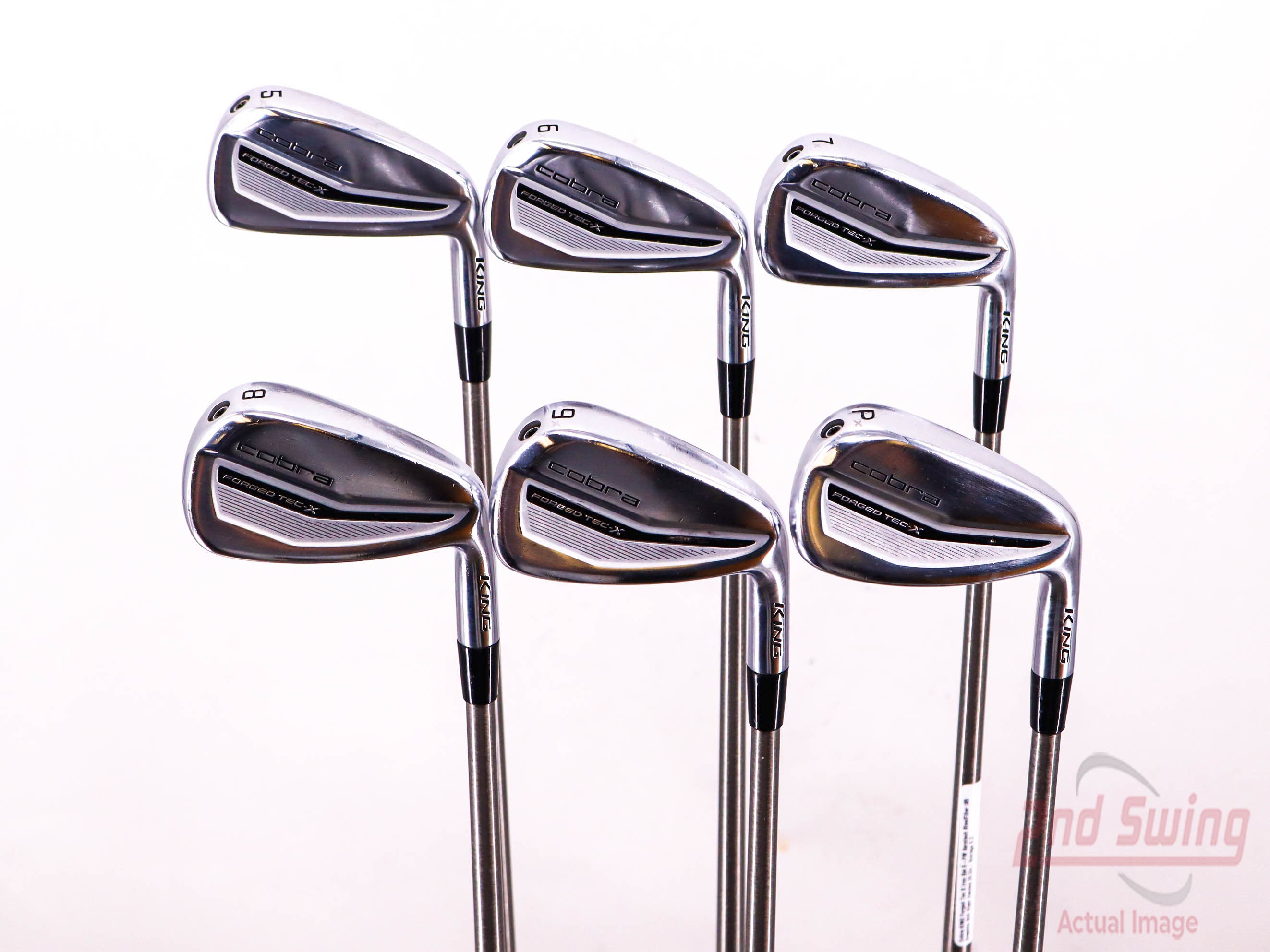 Cobra KING Forged Tec X Iron Set 5-PW Aerotech SteelFiber i95 Graphite  Stiff Right Handed 38.5in