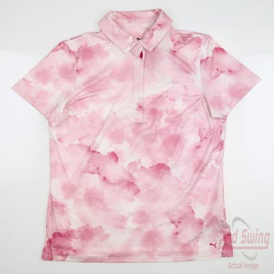 New Womens Puma Mattr Cloudy Polo Small S Orchid Shadow MSRP $65