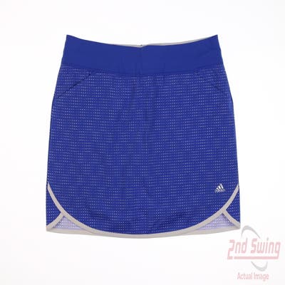 New Womens Adidas Skort Medium M Blue MSRP $65