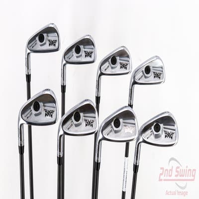 PXG 0317 CB Iron Set 4-PW GW Aerotech SteelFiber i95 PR Graphite Stiff Left Handed 38.25in