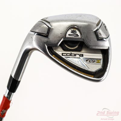 Cobra Fly-Z Single Iron Pitching Wedge PW Stock Steel Shaft Steel Stiff Left Handed 36.5in