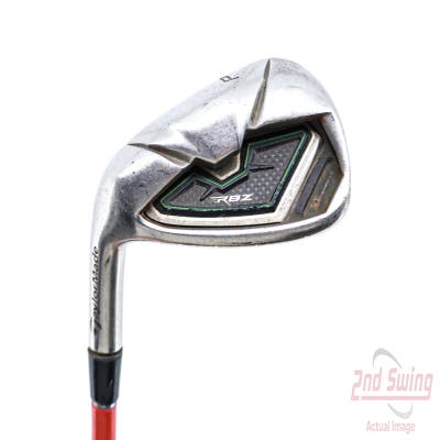 TaylorMade Rocketballz HP Single Iron Pitching Wedge PW Stock Steel Shaft Steel Stiff Left Handed 36.25in