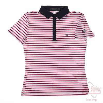 New W/ Logo Womens G-Fore Polo X-Small XS Multi MSRP $130