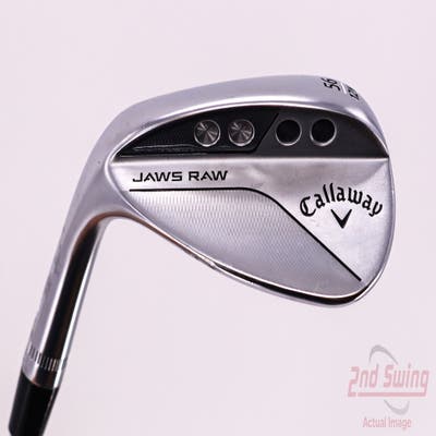 Callaway Jaws Raw Chrome Wedge Sand SW 56° 12 Deg Bounce W Grind Dynamic Gold Spinner TI 115 Steel Wedge Flex Left Handed 35.25in