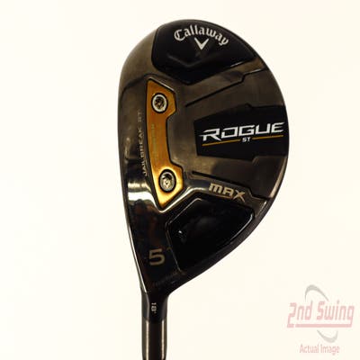 Callaway Rogue ST Max Fairway Wood 5 Wood 5W 18° Fujikura Ventus Black Velocore Graphite X-Stiff Left Handed 42.75in