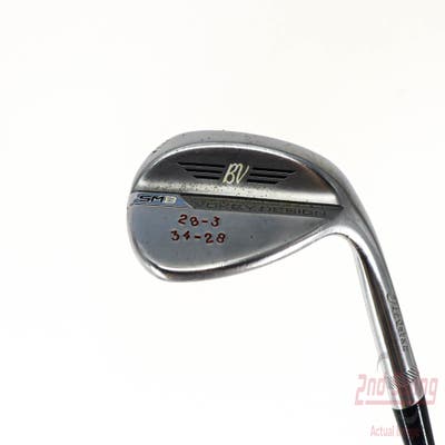 Titleist Vokey SM8 Tour Chrome Wedge Lob LW 58° 8 Deg Bounce M Grind FST KBS 610 Steel Wedge Flex Right Handed 35.0in