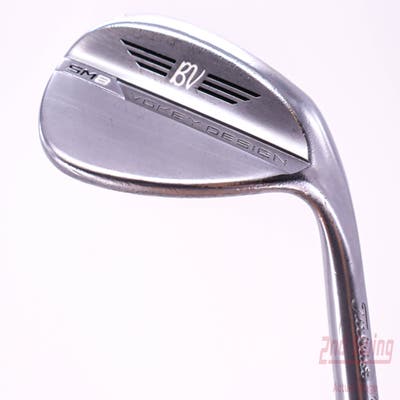 Titleist Vokey SM8 Tour Chrome Wedge Lob LW 60° 8 Deg Bounce M Grind Stock Steel Shaft Steel Stiff Right Handed 35.25in