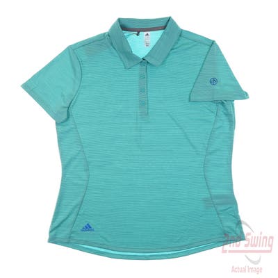 New W/ Logo Womens Adidas Polo Medium M Multi MSRP $65