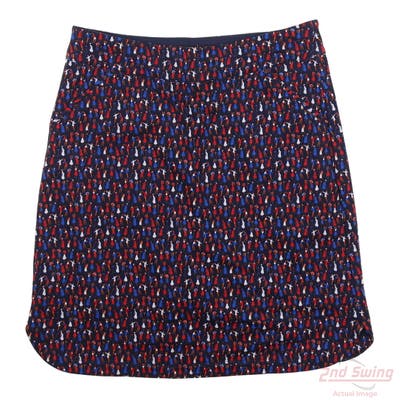 New Womens Peter Millar Golf Skort Medium M Multi MSRP $125