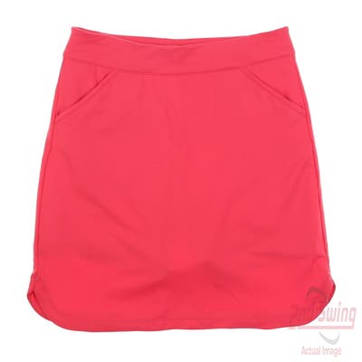 New Womens Peter Millar Golf Skort Small S Pink MSRP $125