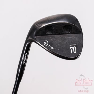 Sub 70 JB Full Groove Black Wedge Lob LW 60° Low Bounce FST KBS 70 Graphite Stiff Left Handed 35.5in