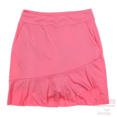 New Womens Greg Norman Golf Skort Large L Pink MSRP $69