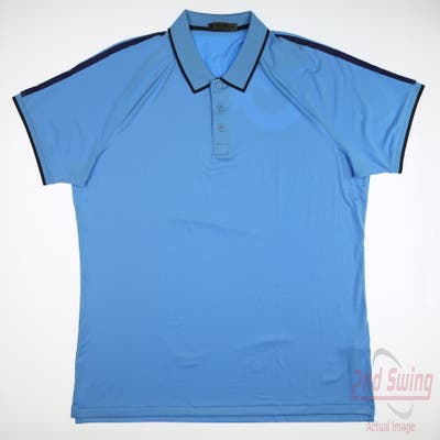 New Mens G-Fore Golf Polo XX-Large XXL Blue MSRP $145