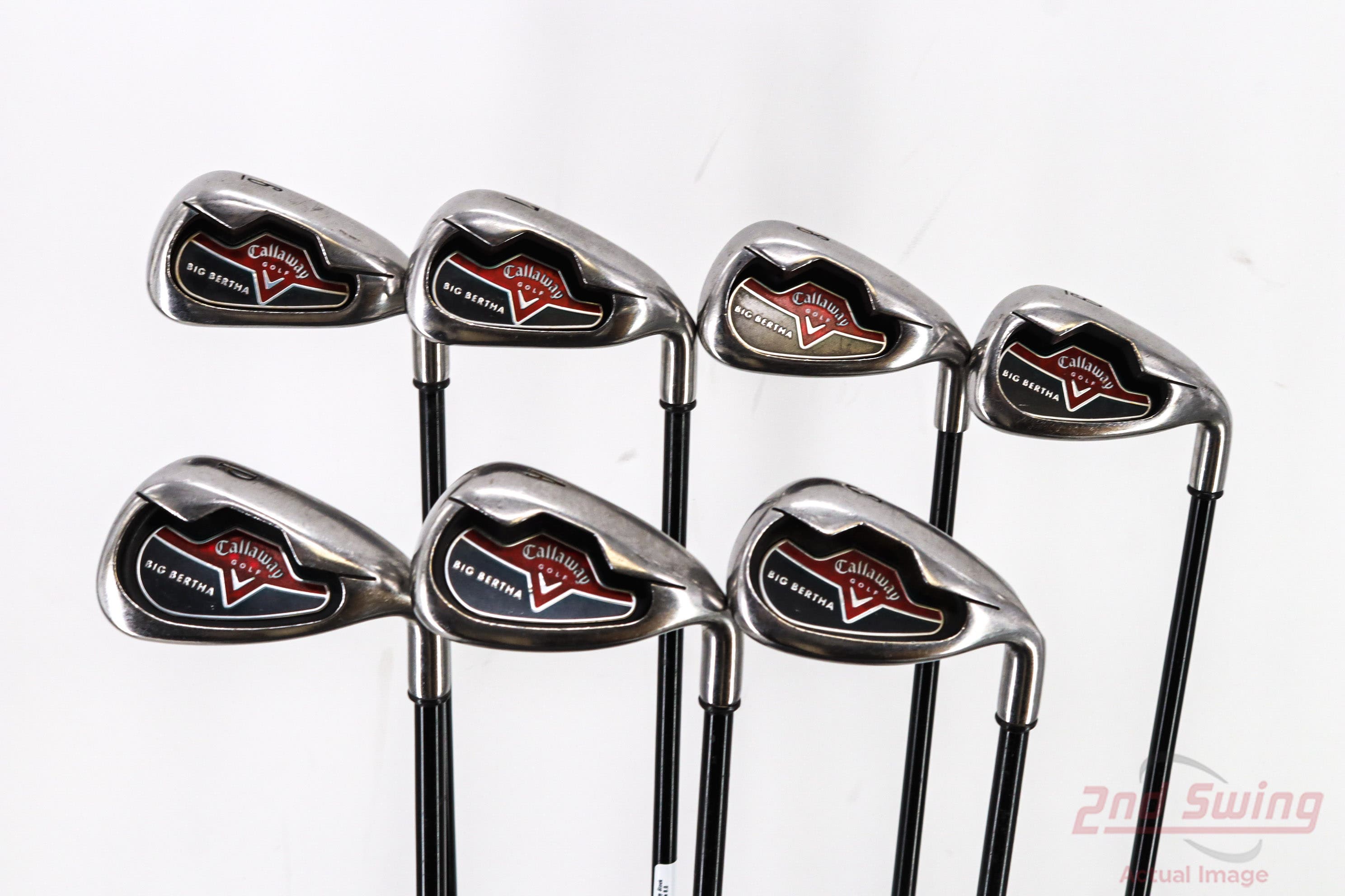 Callaway Big Bertha deals Golf Iron Set 3,4,5,6,7,8,9, LW, PW, & SW Graphite Full Set