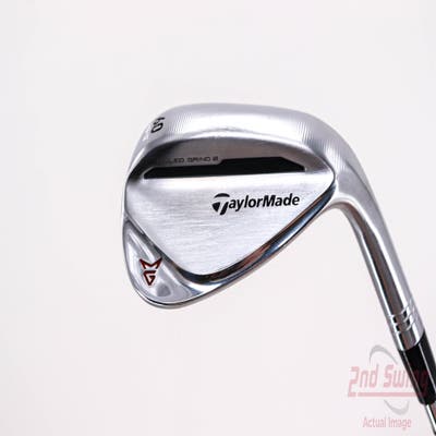 TaylorMade Milled Grind 2 Chrome Wedge Lob LW 60° 12 Deg Bounce True Temper Dynamic Gold S200 Steel Wedge Flex Right Handed 34.75in