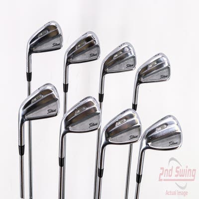 Titleist 2021 T100 Iron Set 3-PW Nippon NS Pro Modus 3 Tour 105 Steel Stiff Left Handed 38.25in