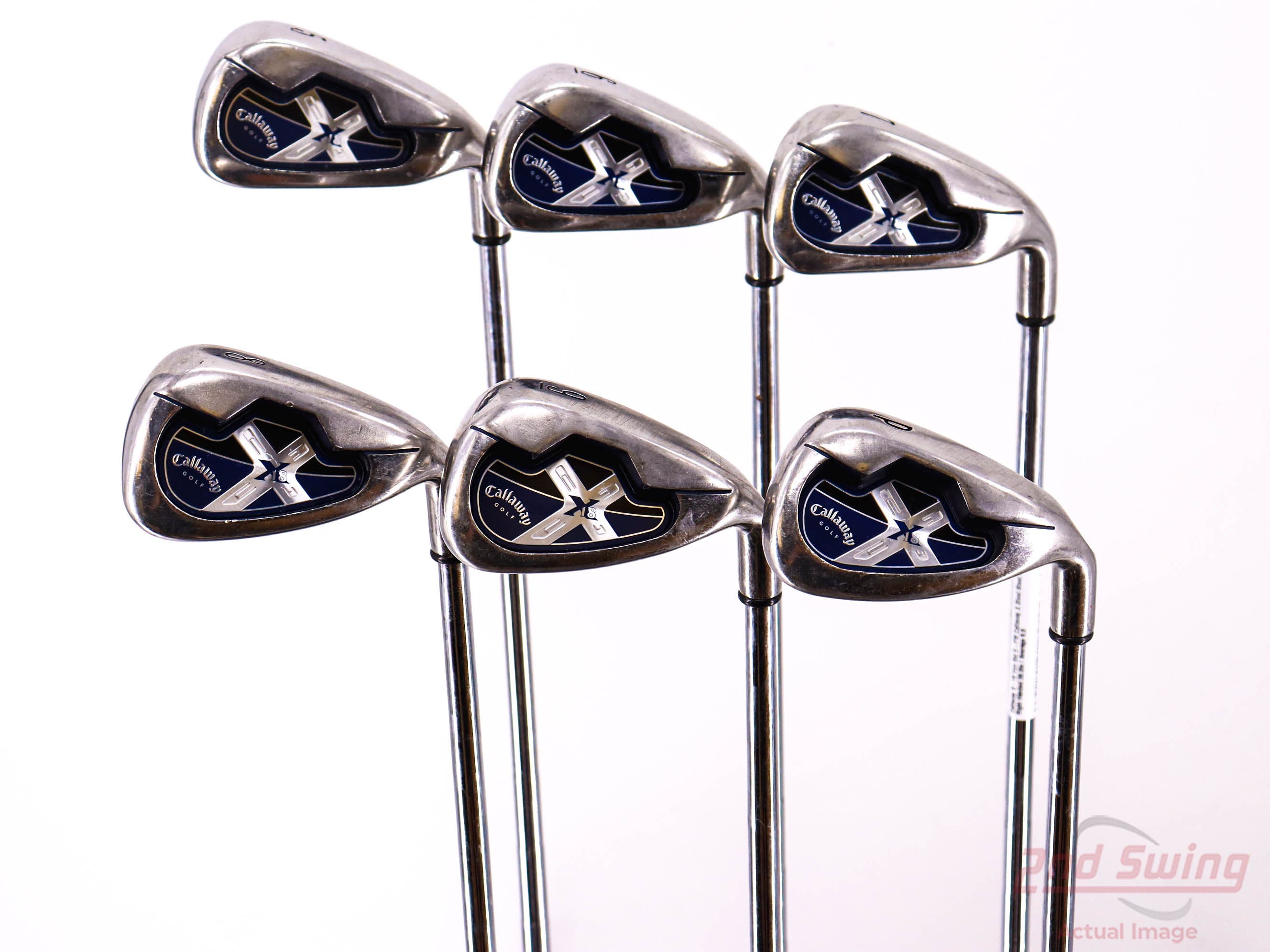 Callaway X-18 Iron authentic Set / 6-PW / Uniflex Callaway Steel Shafts Right Handed RH