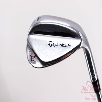 TaylorMade Milled Grind 2 Chrome Wedge Lob LW 58° 11 Deg Bounce True Temper Dynamic Gold S200 Steel Stiff Right Handed 34.75in