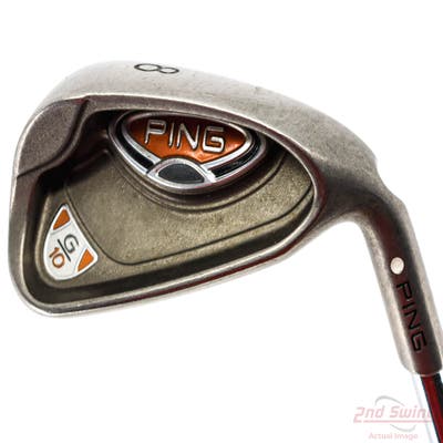 Ping G10 Single Iron 8 Iron Ping AWT Steel Regular Right Handed White Dot 37.0in