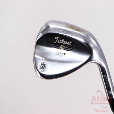 Titleist Vokey SM7 Tour Chrome Wedge Lob LW 58° 12 Deg Bounce D Grind SM7 BV Steel Wedge Flex Right Handed 35.25in