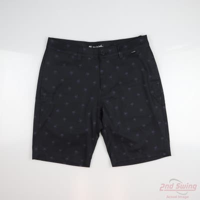 New Mens Travis Mathew Shorts Size 38 Black MSRP $80