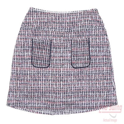 New Womens Foray Golf America Braid Skort Large L Navy Blue MSRP $160