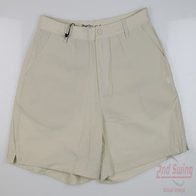 New Womens Straight Down Holly Shorts Medium M Tan MSRP $99