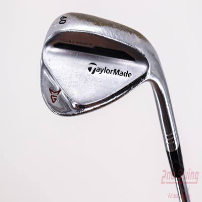 TaylorMade Milled Grind 2 Chrome Wedge Lob LW 60° 12 Deg Bounce True Temper Dynamic Gold S200 Steel Stiff Right Handed 34.75in