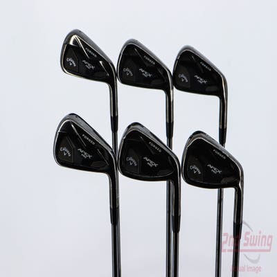 Callaway Apex Pro Smoke 19 Iron Set 4-9 Iron KBS $-Taper 120 Steel Stiff Right Handed 38.25in