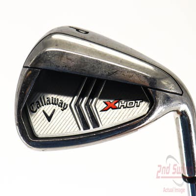 Callaway 2013 X Hot Single Iron Pitching Wedge PW Callaway X Hot Steel Uniflex Right Handed 35.5in