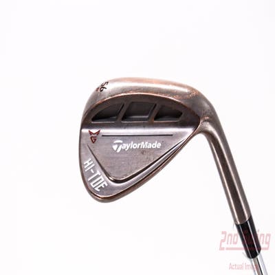 TaylorMade HI-TOE RAW Wedge Sand SW 56° 10 Deg Bounce FST KBS Hi-Rev 2.0 115 Steel Wedge Flex Right Handed 35.5in