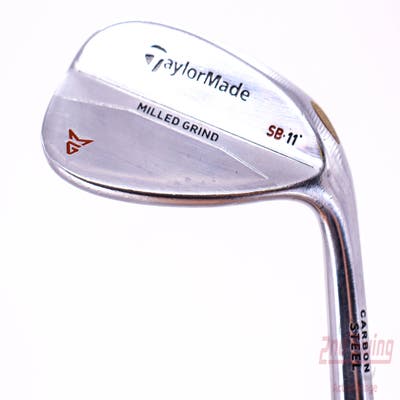 TaylorMade Milled Grind Satin Chrome Wedge Sand SW 54° 11 Deg Bounce True Temper Dynamic Gold Steel Wedge Flex Right Handed 35.25in