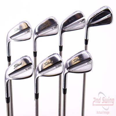 Titleist 2023 T150/T200/T100 Combo Iron Set 5-PW GW Aerotech SteelFiber i95cw Graphite Stiff Left Handed 38.5in