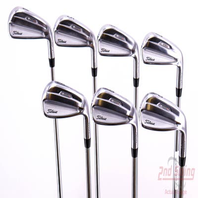 Titleist 2021 T100S Iron Set 4-PW Project X Rifle 6.5 Steel X-Stiff Right Handed 38.5in