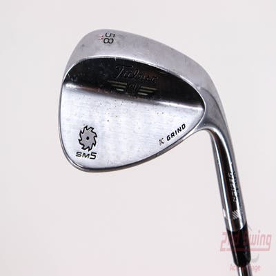 Titleist Vokey SM5 Tour Chrome Wedge Lob LW 58° 11 Deg Bounce Titleist SM5 BV Steel Wedge Flex Right Handed 35.0in