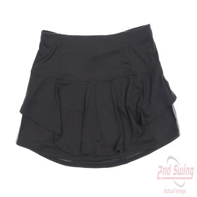 New Womens Lucky In Love Skort Medium M Black MSRP $70