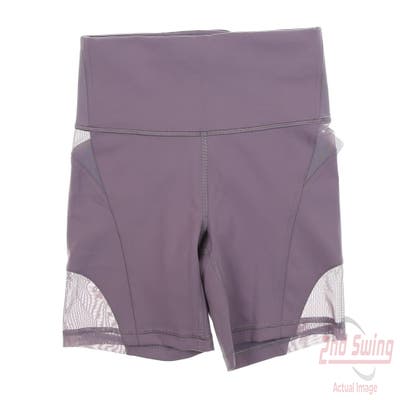 New Womens Lululemon Wunder Train Shorts 6 Purple MSRP $74