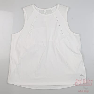 New Womens Lululemon Sculpt Tank Top Small S (Size 4) White MSRP $64