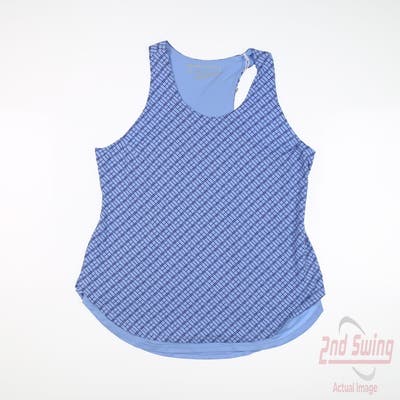 New Womens Peter Millar Golf Tank Top Small S Blue MSRP $69