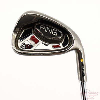 Ping G15 Single Iron 9 Iron Ping AWT Steel Stiff Right Handed Yellow Dot 37.0in