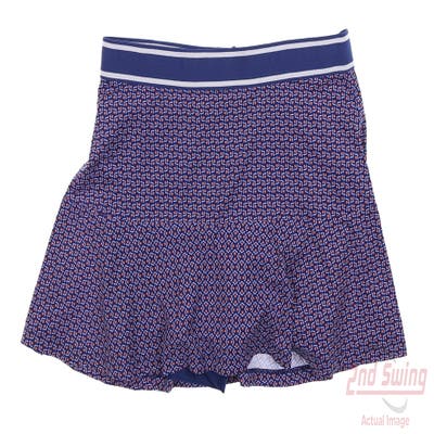 New Womens Peter Millar Golf Skort Large L Multi MSRP $125